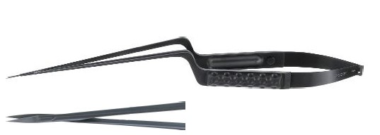 NOIR мікроножиці гостр/гостр прямі байонет 120 мм